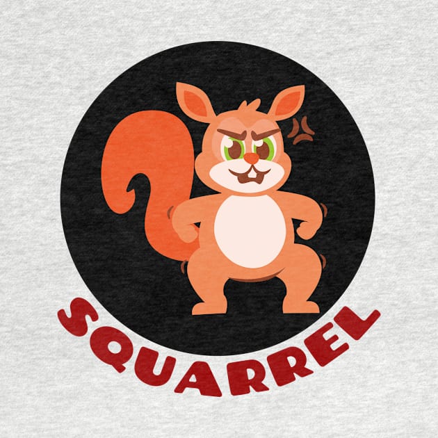 Squarrel | Squirrel Pun by Allthingspunny